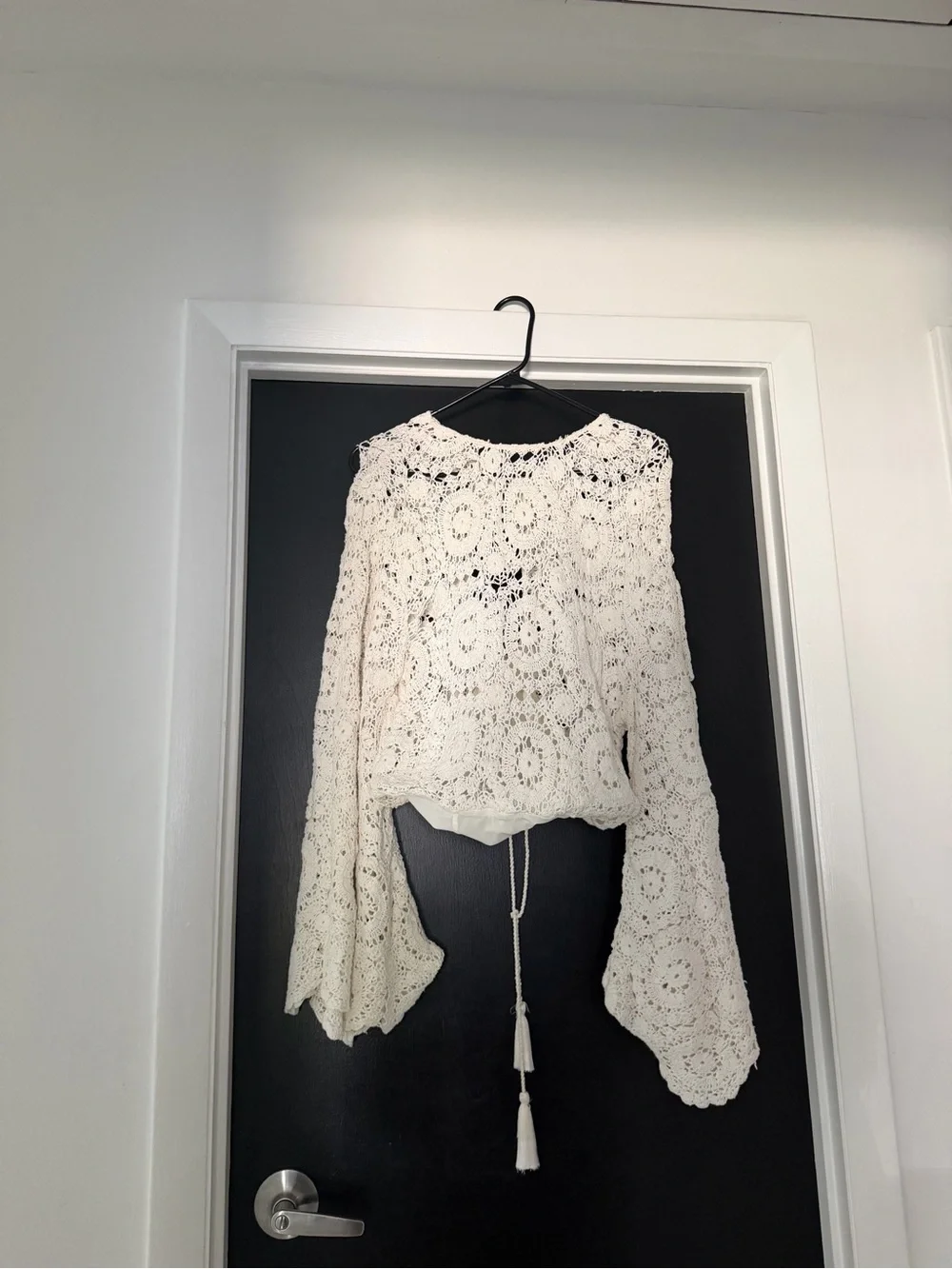 Free People delicate crocheted